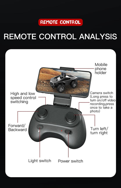 NEW KF29 RC Car with HD Camera – FPV Wireless Remote Control Toy for Photos, Videos & Conversation Gift