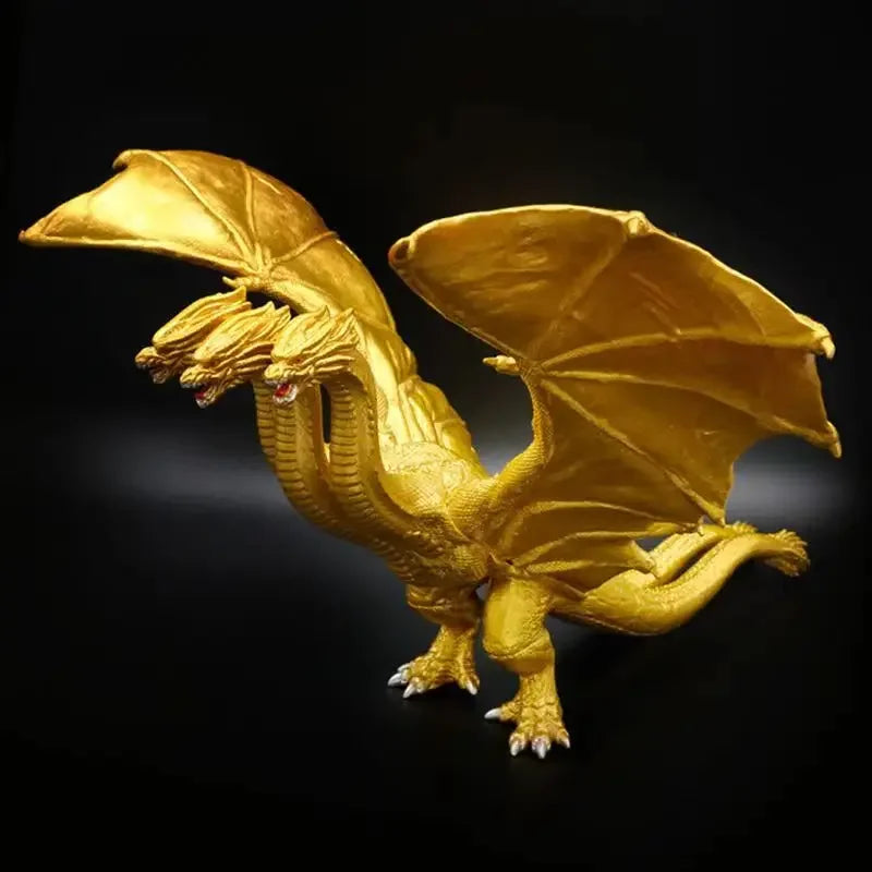 Godzilla vs King Kong Anime Action Figure – King Ghidorah Three-Headed Golden Dragon Collectible Toy