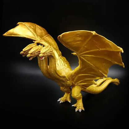 Godzilla vs King Kong Anime Action Figure – King Ghidorah Three-Headed Golden Dragon Collectible Toy