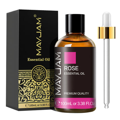 MAYJAM 100ml Essential Oil with Dropper - Sandalwood, Lavender, Eucalyptus & Vanilla for Humidifiers & Candles