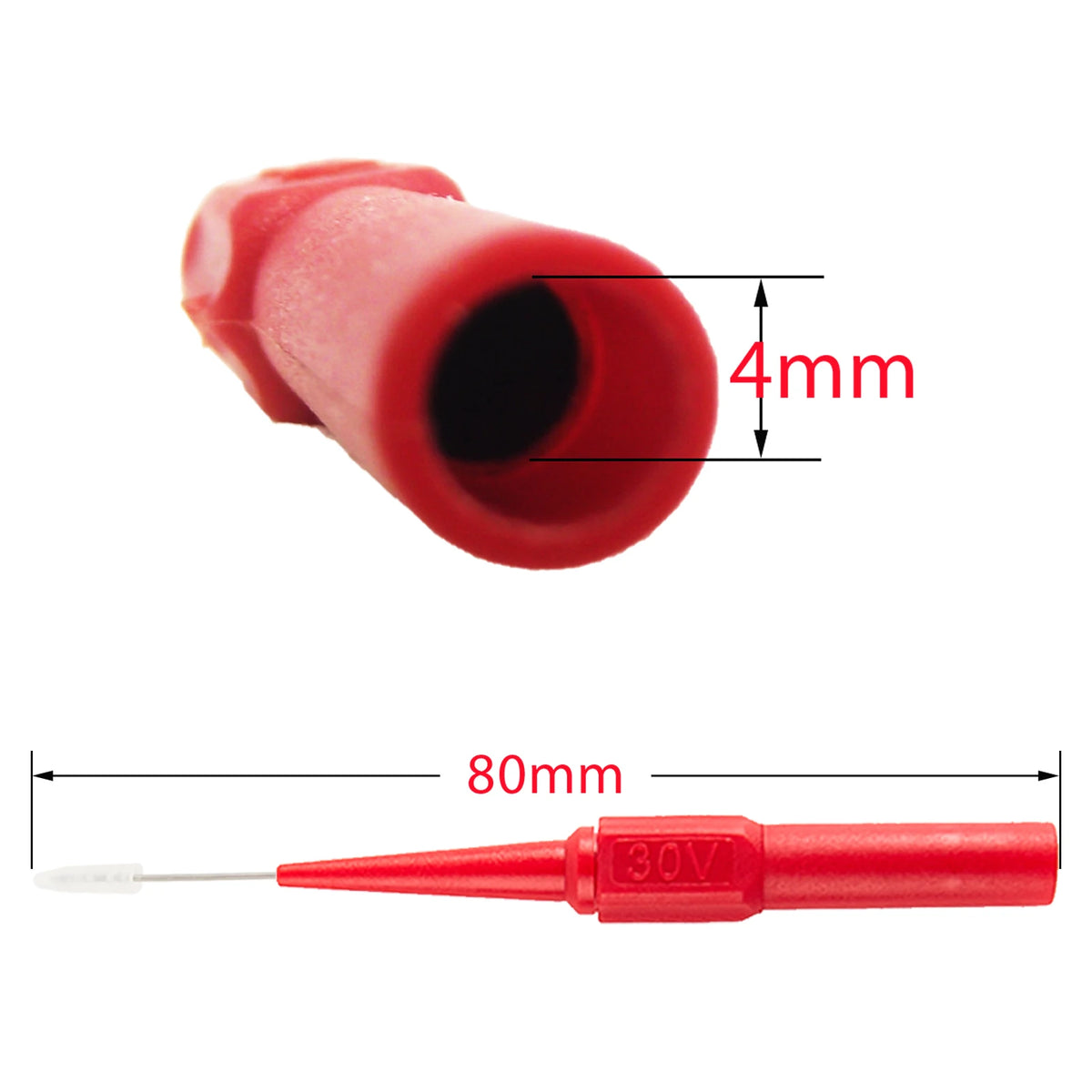 Insulated Piercing Test Clips - Automotive Circuit Detection & Diagnostic Probe Cable Tool