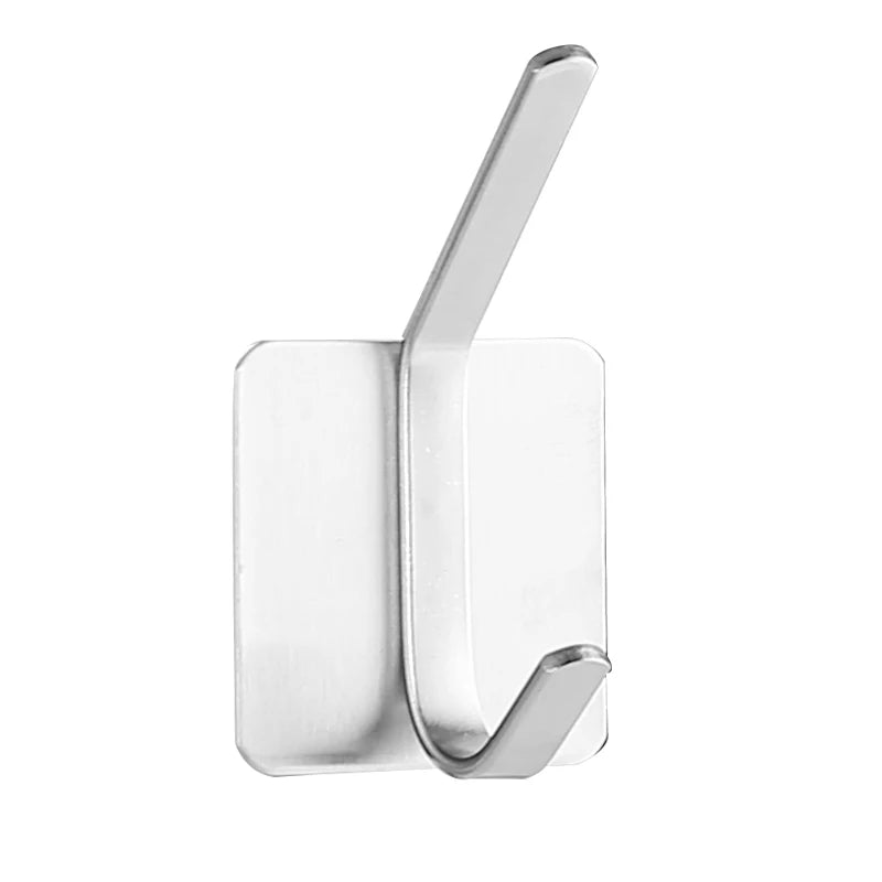 Self-Adhesive Wall Hooks – Multi-Purpose Towel, Coat, Robe, Key, and Bag Hangers for Bathroom, Kitchen, and Home Organization