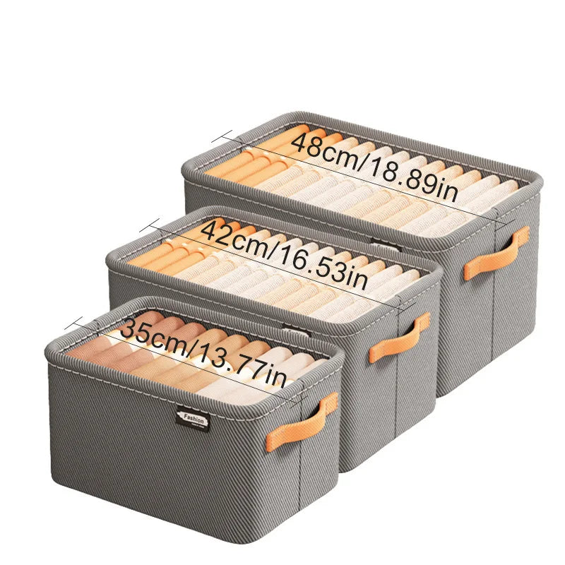 1/2/3PCS Collapsible Clothing Organizer – Closet Drawer Storage for Clothes, Pants & Toys