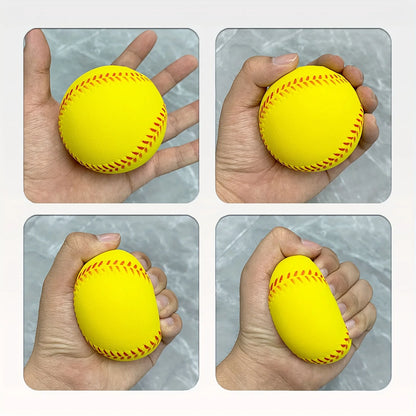 Unisex Lightweight Softball – Durable Elastic PU Foam Baseball for Indoor/Outdoor Training & Recreation