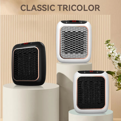 1200W Mini Wall-Mounted Ceramic Heater - PTC Fast Heating Electric Space Heater with Remote Control for Bathroom and Bedroom