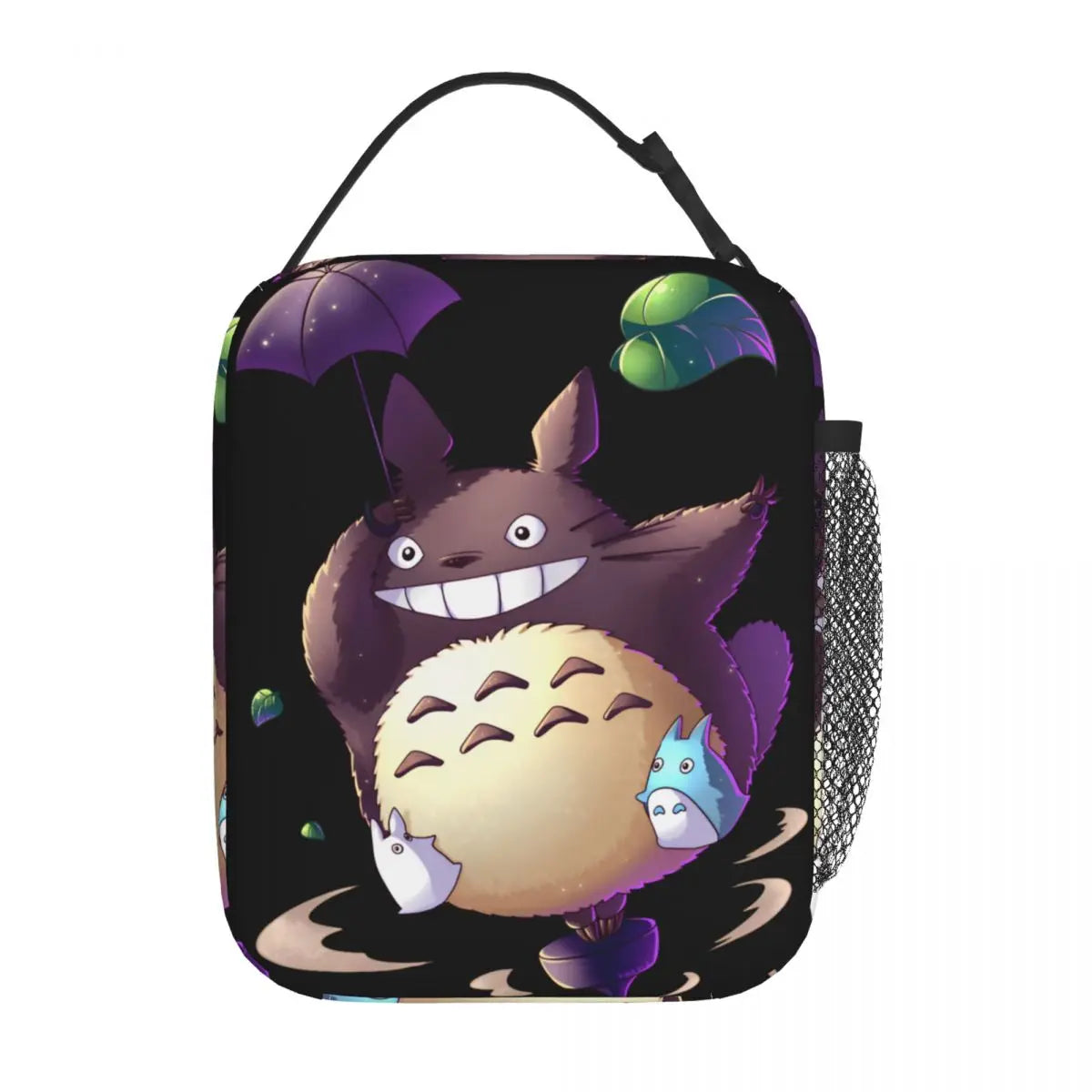 Totoro Miyazaki Anime Insulated Lunch Tote Bag – Portable Thermal Cooler for School & Office