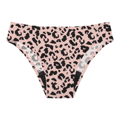 Teen Girls Seamless 4-Layer Leakproof Period Swim Bikini — Fast-Absorb Menstrual Beachwear