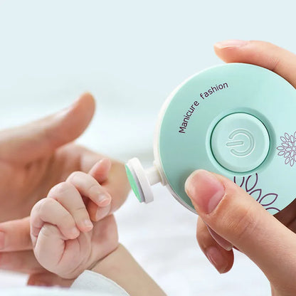 Electric Baby Nail Trimmer - Infant Nail Polisher Tool, Manicure Scissors, Hygiene Kit, Nail Clipper Cutter for Newborns
