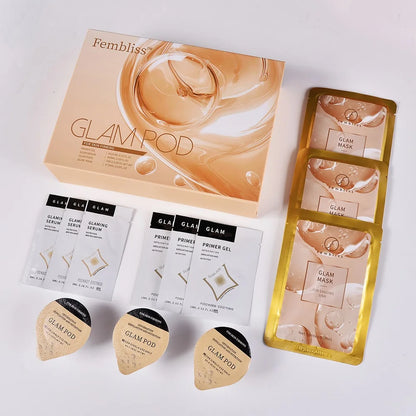 Glam Revive 3.0 Hydrate Detox Serum Pods - CO2 Serum Capsules for Oxygen Bubble Pen & Aqua Facial Skincare Machines