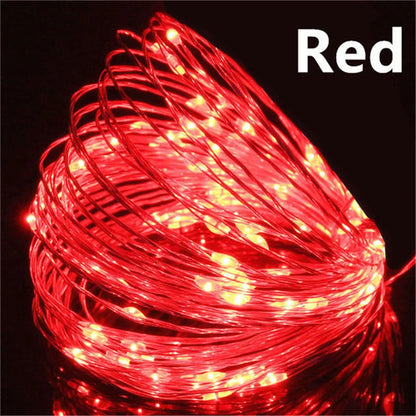 USB LED Fairy String Lights - 20M 200LED Copper Wire Garland for Christmas, Wedding & Outdoor Decor