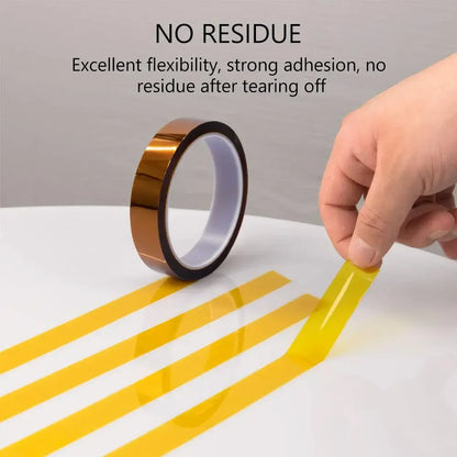 5-40mm Kapton Polyimide Adhesive Tape – Heat Insulating Tape for Board Protection & Electrical Applications