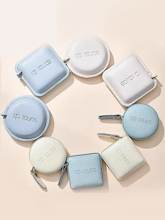 Soft Square Retractable Tape Measure with Push Button – Soft Body Measuring Sewing Tape Inch Ruler Tool