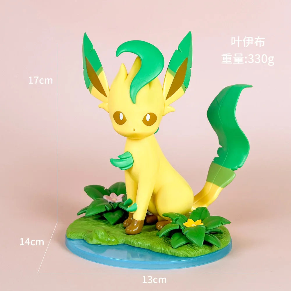 Anime Pokemon Figures – Sylveon, Umbreon, Leafeon Cute Statue Models for Tabletop Collection & Girl’s Birthday Gift