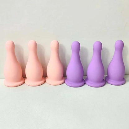 Silicone Vacuum Cupping Massage Set – Anti-Cellulite Body Cups & Facial Suction Cups for Face, Neck Lift, Gua Sha & Anti-Wrinkle Care