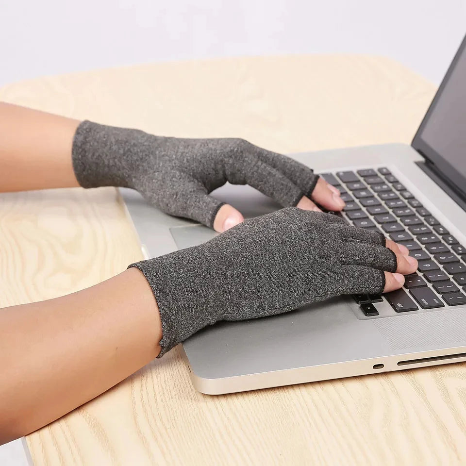 Compression Arthritis Gloves with Wrist Support – Joint Pain Relief Hand Brace for Men & Women, Therapy Wristband