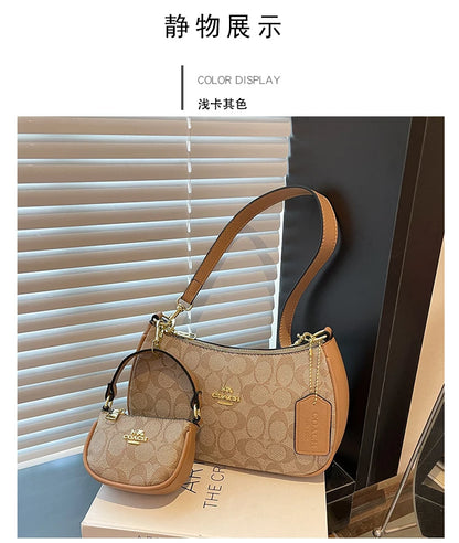 2025 Modern Vintage Cherry Crossbody Bag – Mahjong-Style Chain Shoulder & Underarm Bag, Women’s Light Luxury