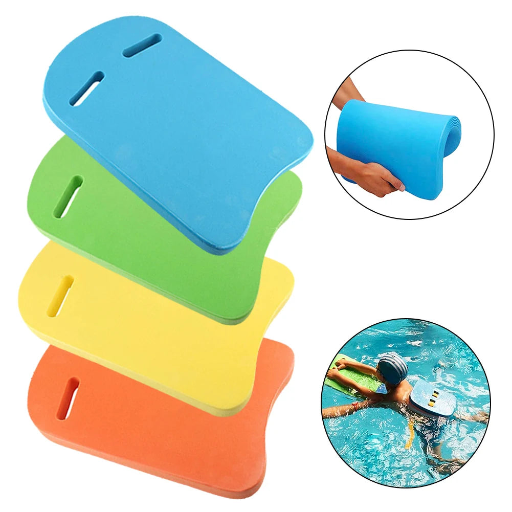 Swimming Kickboard Plate - Safe Pool Training Aid for Child, Kids, and Adults, Impermeable Float Hand Board Tool with Air Mattresses for Surf Water