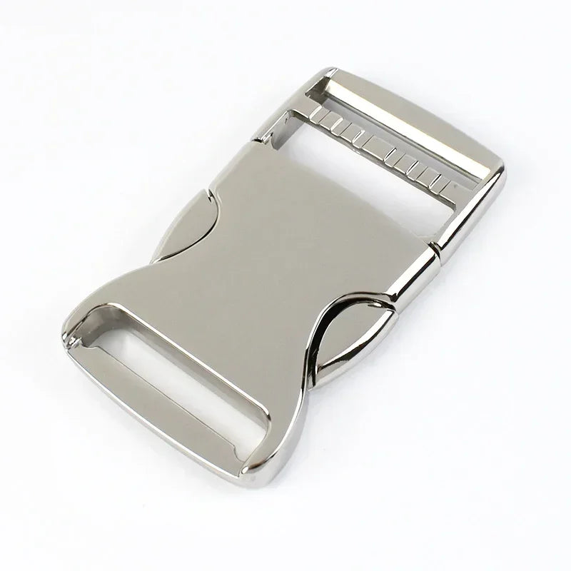 Metal Side Release Buckles Set – 20/25/38mm Backpack Strap Clips & Webbing Clasps for Bags, Dog Collars & Hardware Accessories (2–5Pcs)
