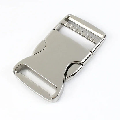 Metal Side Release Buckles Set – 20/25/38mm Backpack Strap Clips & Webbing Clasps for Bags, Dog Collars & Hardware Accessories (2–5Pcs)