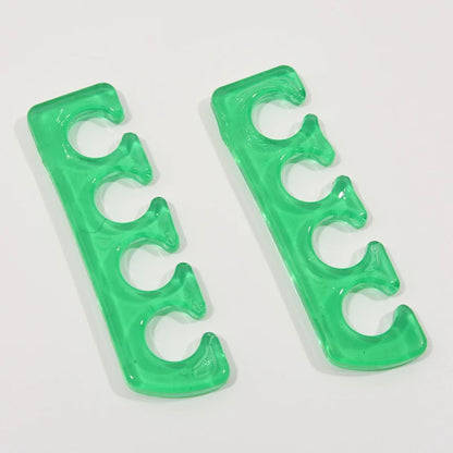 Soft Silicone Toe Separators - Flexible Finger Spacers for Pedicure, Nail Polish, Foot Care & Toe Alignment