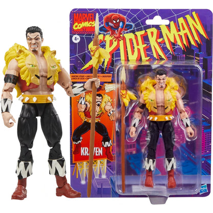 Hasbro Spider-Man 2099 Miguel O’Hara Action Figure — Legends Venom & Deadpool, Change Face Statue Model Doll Toy Gift for Kids