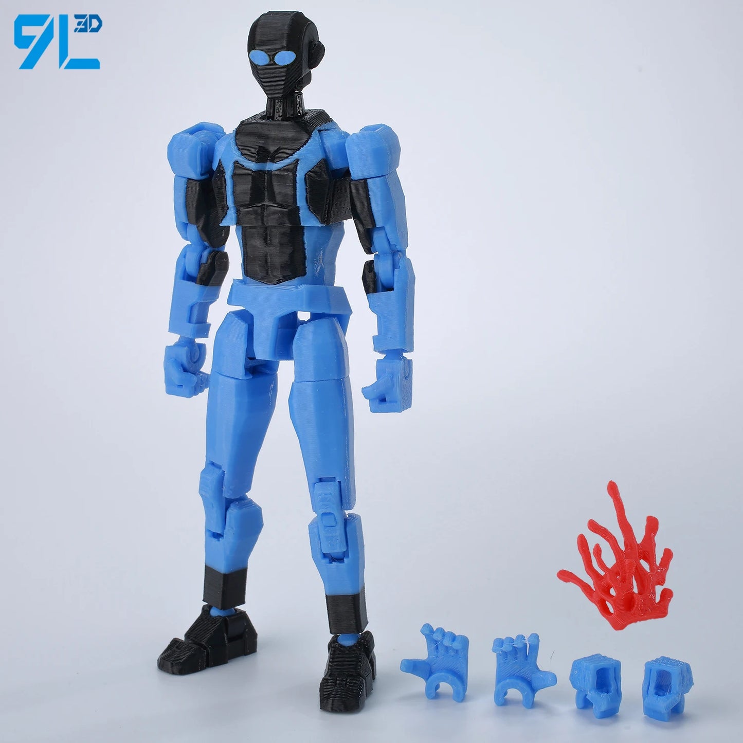 9L3D Superman & Batman Action Figures – Multi-Jointed Poseable LUCKY13 Titan13 Collectible Hero Toys