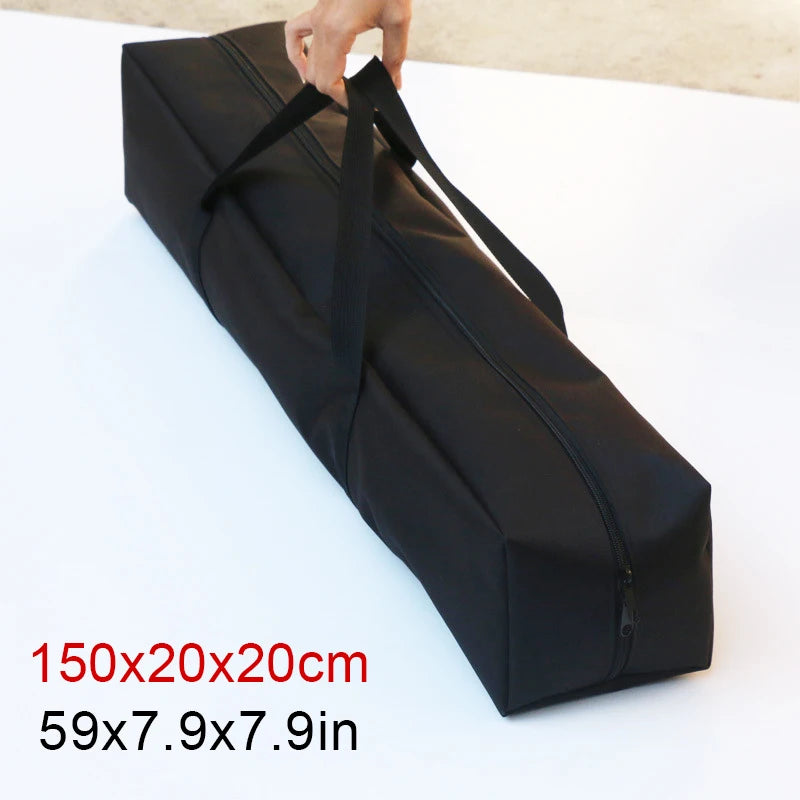 Outdoor Camping Storage Bag - Canvas Tent Pole Organizer Pouch for Travel, Picnic & Hiking Gear