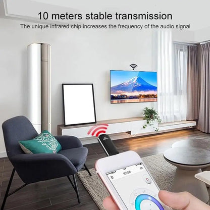 IR Wireless Infrared Remote Control Adapter – Smart App Transmitter for iPhone & Mobile Devices