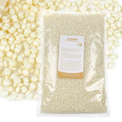 500g Hard Wax Beans – No-Strip Depilatory Hot Film Wax for Full Body, Bikini, Face, Legs & Eyebrows