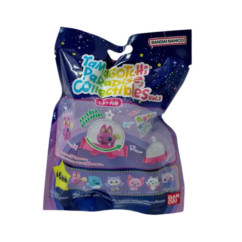 Bandai Tamagotchi Collectible Blind Box - V1–V4 and Paradise Mini Figure Pendants, Cute Bean Dolls and Character Toys