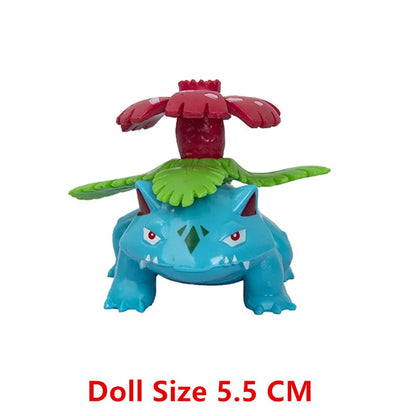 Pokemon Anime Figures – Pikachu, Eevee, Gengar & More Cartoon Action Model Toys for Kids, Bulk Purchase