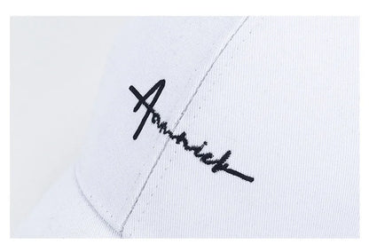 Women's Korean Letter Embroidery Baseball Cap – Breathable Sports Sun Hat