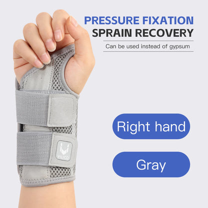 Wrist Brace for Carpal Tunnel — Hand Support with Splints for Arthritis, Tendonitis, Sprains, and Wrist Pain