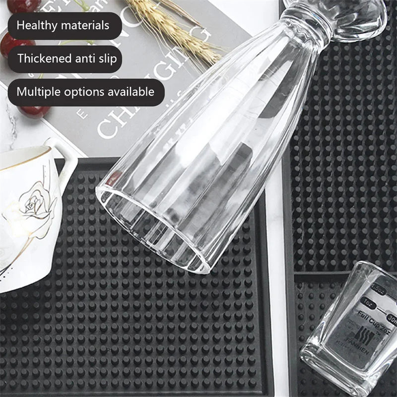 PVC Anti-Slip Bar Mat – Waterproof, Heat-Resistant & Durable Spill Mat for Home, Cafe, and Bar Use