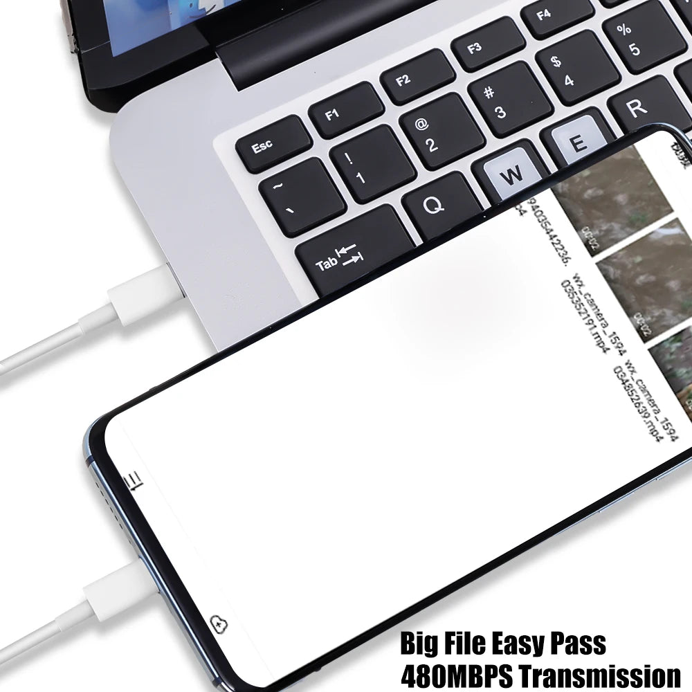 100W Fast Charging Dual Type-C Cable — High-Speed Data Transfer for iPhone 16/15, Android, Samsung, Xiaomi, MacBook (1M/1.5M/2M)