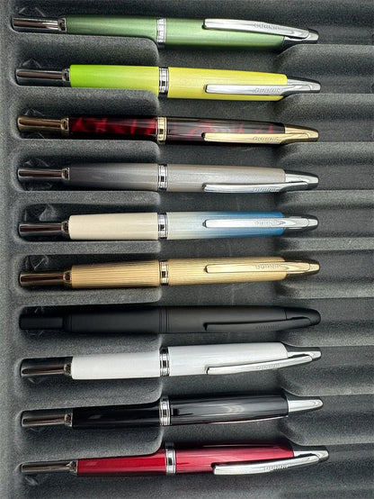Jinhao 10 Limited Edition Gradient Fountain Pen — Retractable Press, EF/F Nib with Ink Converter, Writing Gift Pen