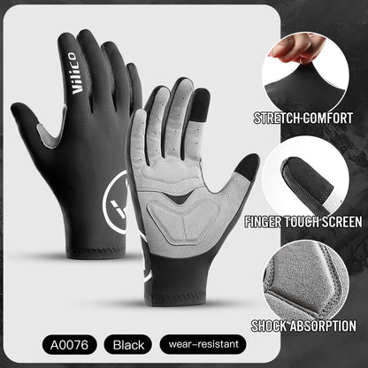 Vilico Professional Cycling Gloves – Touchscreen, Shockproof, Anti-Slip & Wear-Resistant Riding Gloves