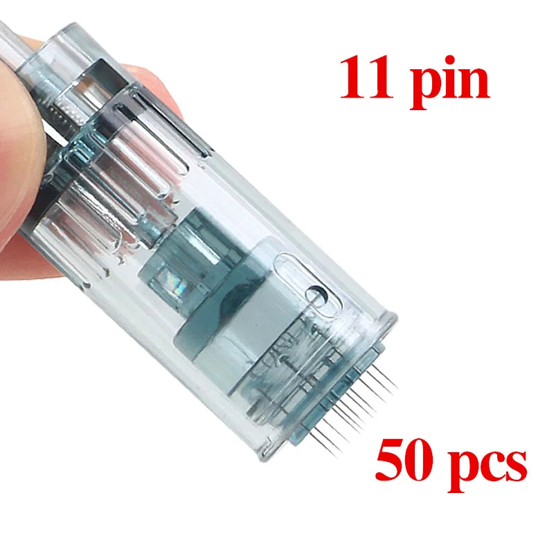 M8 Dr Pen Cartridge Needles – Bayonet Micro Replacement Tips for Derma Microneedling Pen 11/16/36/42 Pin 3D/5D Skin Care Treatment Needles