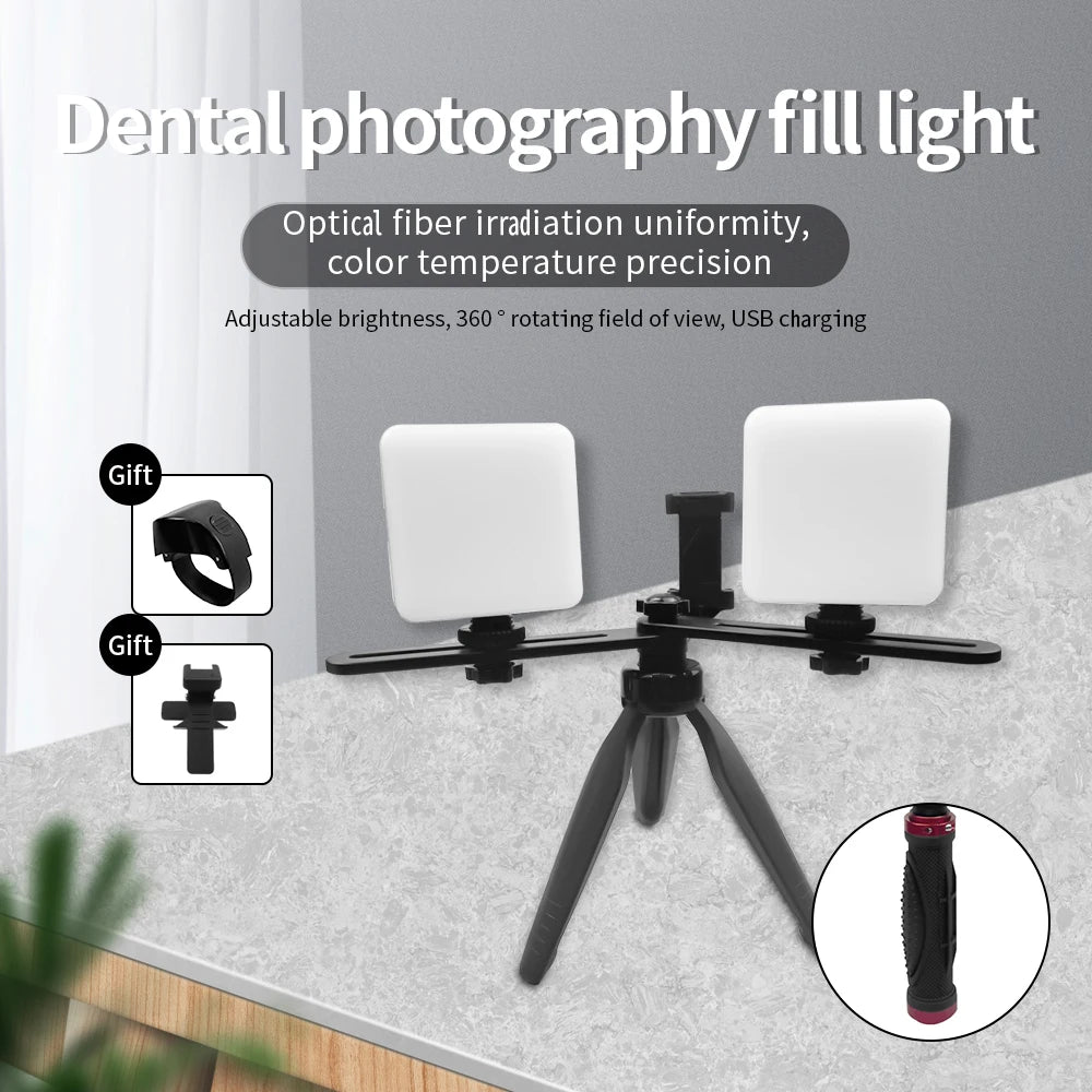 Dental Mobile Photography LED Light – Bluetooth Intraoral Flashlight for Dentist Treatment & Video/Photo Equipment