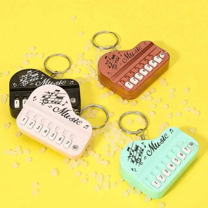 Mini Electronic Piano Keychain - Luminous Musical Toy Pendant and Creative Gift for Music Lovers