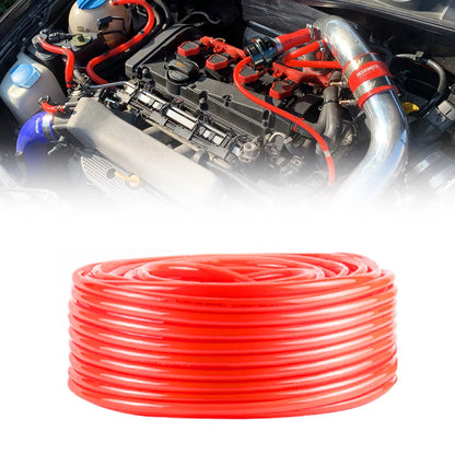 Universal Auto Car Vacuum Silicone Hose – Racing Line Pipe in Red, 1-50 Meter Length, Available in 3/5/4/6/8/10/12/14mm, High-Quality Soft Silicone Tube