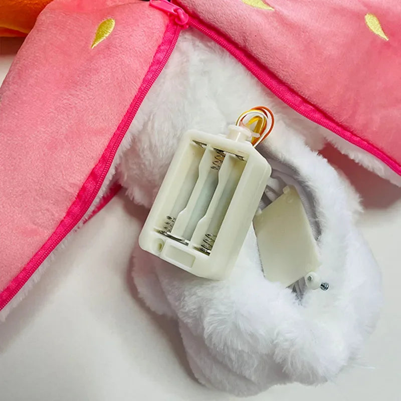 Cute Music Luminous Breathing Bunny Plush Doll – Motion Light Baby Sleeping Toy Soft Cartoon for Early Childhood