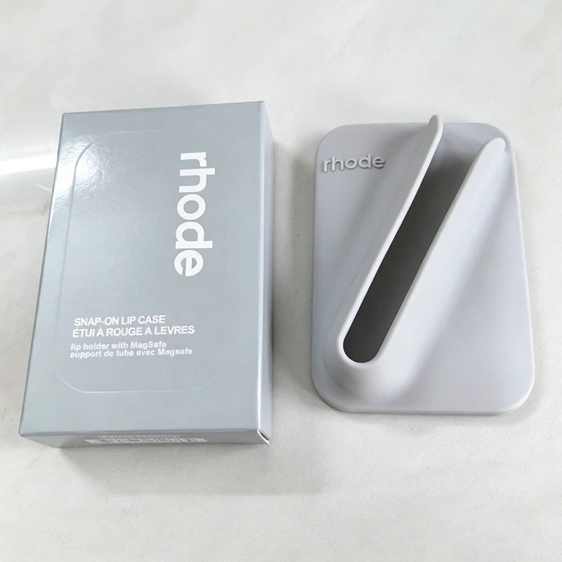RHODE Magnetic Lip Case - MagSafe Compatible iPhone Cover with Lip Gloss Holder for iPhone 17 Air 16 15 14 13 12 11 Pro Max