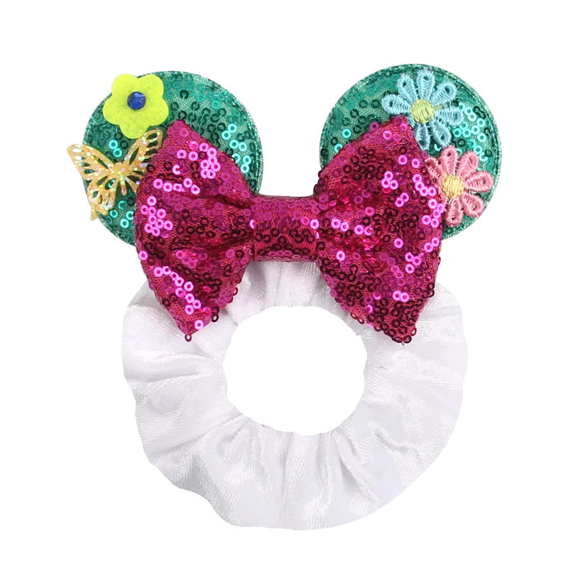 Velvet Mouse Scrunchies - Cute Elastic Ponytail Holders & Hair Accessories for Girls