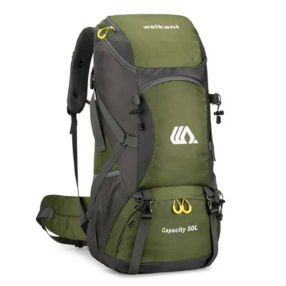 2025 50L Outdoor Hiking & Camping Backpack – Travel Duffel & Sports Backpack
