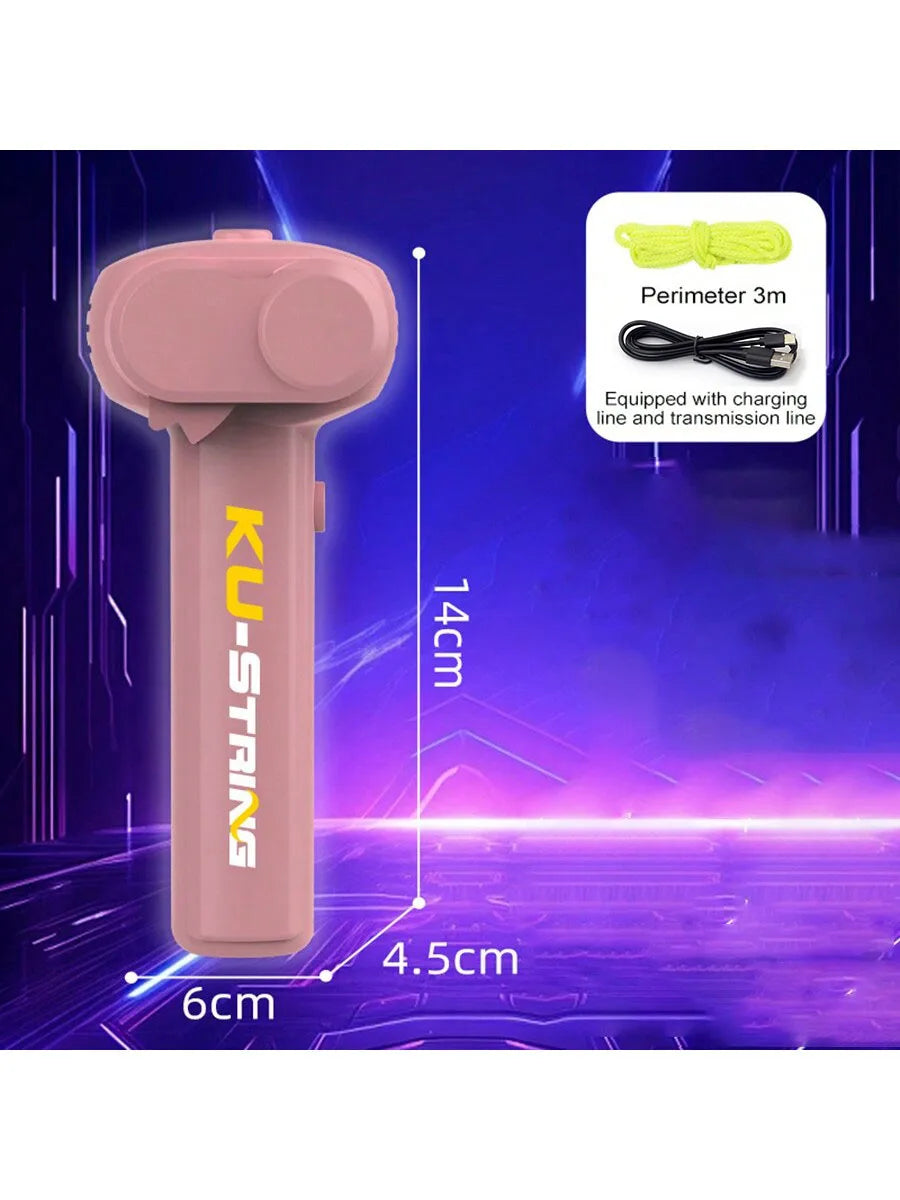 Spider Silk Wrist Launcher - USB Rechargeable Luminous String Shooter Cosplay Toy