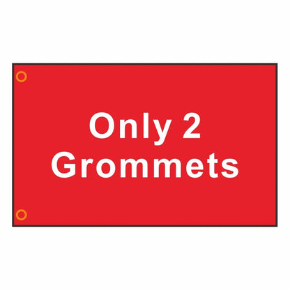 Custom Digital Print Flag Banner - Personalized Company Logo Polyester Outdoor Advertising Flag with Brass Grommets for Events & Promotion