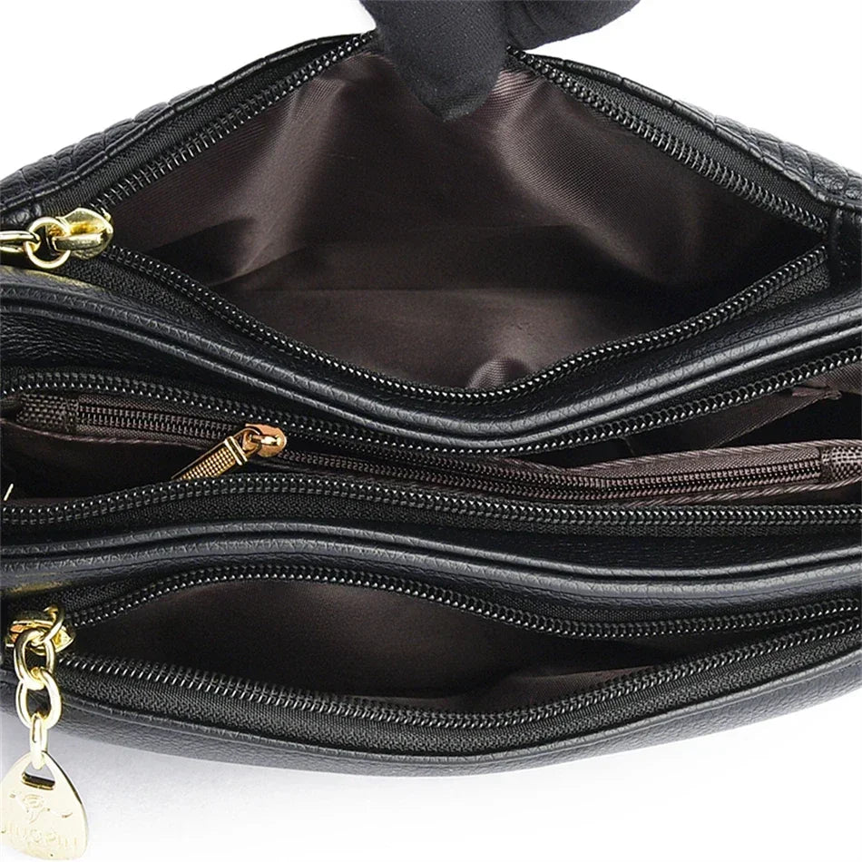 Luxury Women’s Leather Handbag – Large Capacity Shoulder & Crossbody Designer Bag