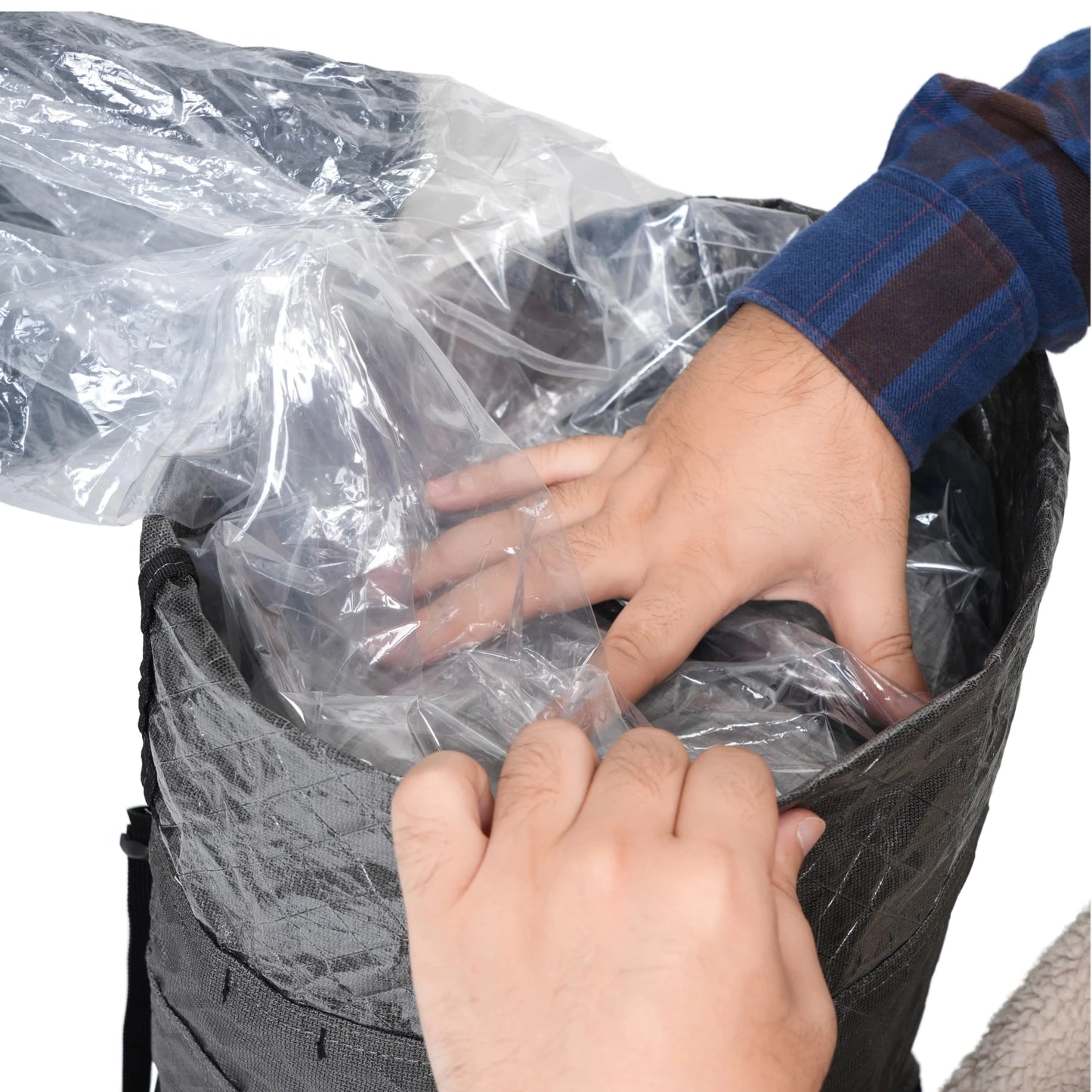 Ultralight Backpack Liner Bag - 14g Waterproof Polycro Inner Dry Storage Bag for Hiking, Trekking & Camping