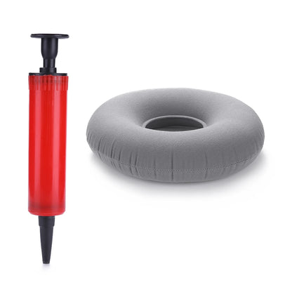 35cm Medical Donut Cushion – Hip Support & Tailbone Pain Relief Seat Pad for Hemorrhoids, Anti-Bedsore Pillow with Pump